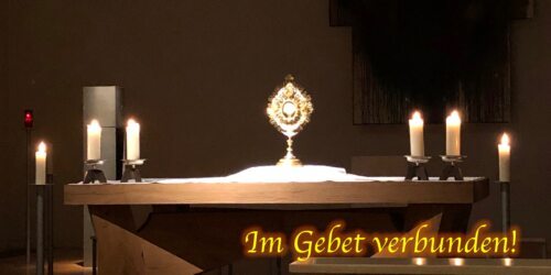 Eucharistische Anbetung im Priesterseminar (Priesterseminar / Schreiber)