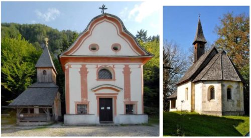 Bergkapelle und Filialkirche St. Oswald | Gorska kapelica in podružnica Št. Ožbolt (© Foto: Johann Jaritz (Wikipedia, Wikimedia Commons))