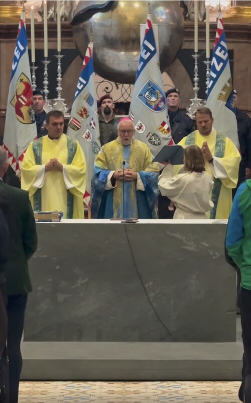 Bischof Josef Marketz in Mariazell (Videostill: LPD Kärnten/Facebook)