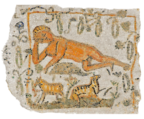 Die humorvolle Pädagogik Gottes bringt den schlafenden Jona wieder auf den Weg. - Im Bild: Mosaik mit Darstellung des schlafenden Jona aus Tabaka/ Tabraca, 4./5. Jahrhundert - (© Foto: Foto: Musée du Bardo, Tunis) Die humorvolle Pädagogik Gottes bringt den schlafenden Jona wieder auf den Weg. - Im Bild: Mosaik mit Darstellung des schlafenden Jona aus Tabaka/ Tabraca, 4./5. Jahrhundert - (© Foto: Foto: Musée du Bardo, Tunis)
