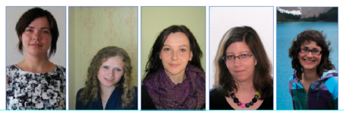 Urška Gračner, Marta Marinko, Vida Pehan, Mateja Rihtar, Petra Rajk (© Foto: privat)