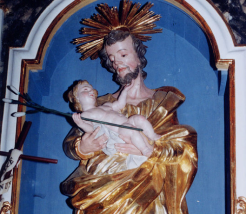 Josefsdarstellung in der Pfarrkirche Haimburg (© Foto: Pressestelle)