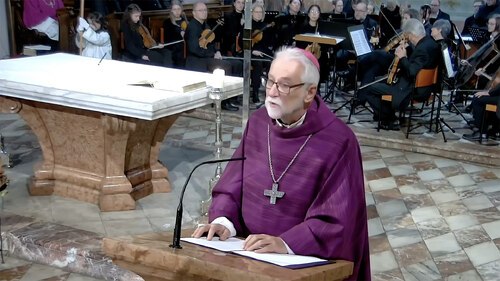 Bischof Josef Marketz: Predigt im Dom zu Klagenfurt zu Allerseelen 2024 (Videostill: Dompfarre Klagenfurt)