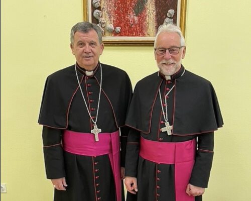 Erzbischof Tomo Vukšić (li.) und Bischof Josef Marketz (Foto: ED Sarajevo)