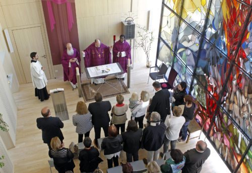 Hl. Messe im Rahmen des Pastoralbesuches 2011 von Bischof Schwarz im Klinikum Klagenfurt (© Foto: Pressestelle/Eggenberger)
