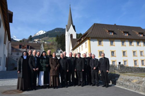 Die Frühjahrsvollversammlung der Österreichischen Bischofskonferenz fand in diesem Jahr in der Propstei St. Gerold in Vorarlberg statt (© Foto: Paul Wuthe / Kathpress)