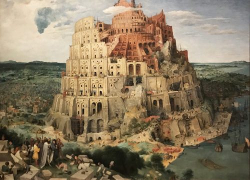 “Turmbau zu Babel“, Pieter Bruegel d. Ä., 1563 (KHM-Wien) - Foto: KH Kronawetter