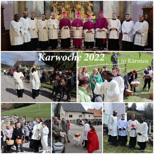 Einige Eindrücke aus der Karwoche (Priesterseminar / Krobath; Leonharder Blogspot. Collage: Priesterseminar)