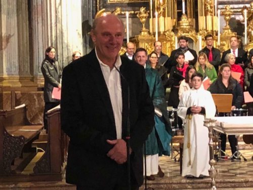 Josef Zotter hat in der Domkirche über den fairen Handel gesprochen (Foto: Simtschitsch)