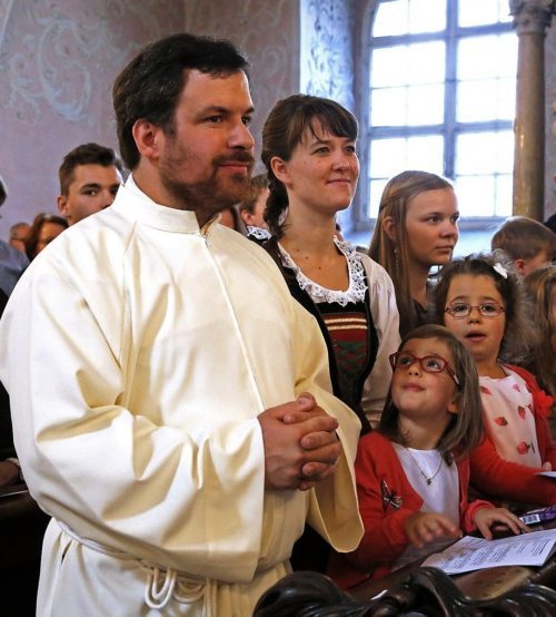 Familie Mokoru im Klagenfurter Dom&nbsp; &nbsp;<br />
(Foto: Pressestelle / Eggenberger)