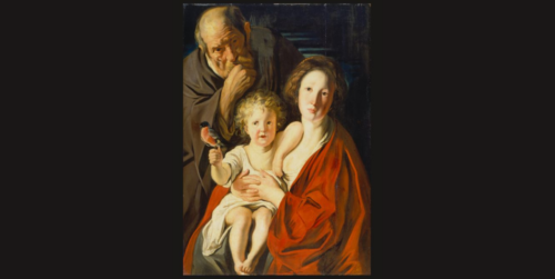 Die heilige Familie, Gemälde von Jacob Jordaens, Staedelmuseum Frankfurt (© Foto: Bildquelle: https://sammlung.staedelmuseum.de/de/werk/die-heilige-familie-1) Die heilige Familie, Gemälde von Jacob Jordaens, Staedelmuseum Frankfurt (© Foto: Bildquelle: https://sammlung.staedelmuseum.de/de/werk/die-heilige-familie-1)