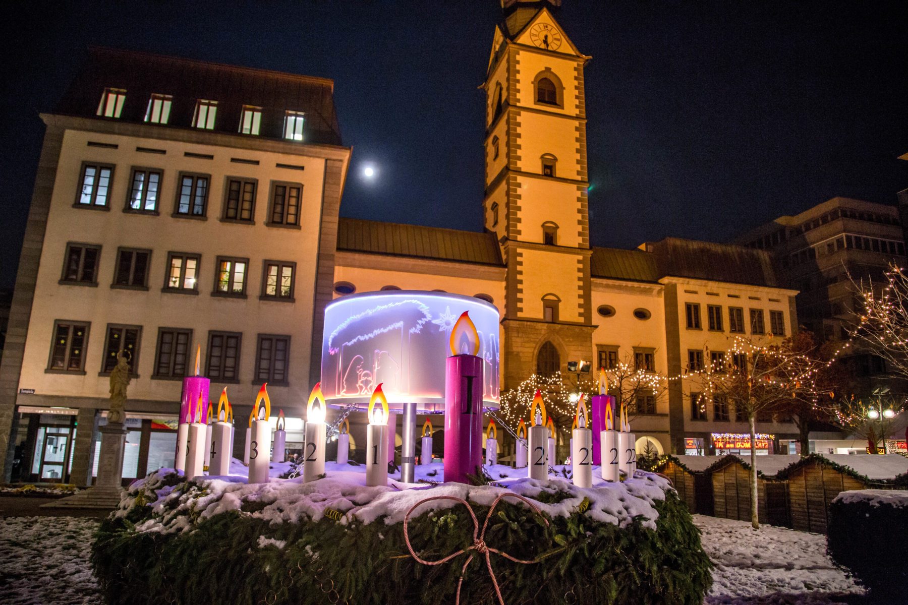 Christkindlmarkt am Domplatz in Klagenfurt
