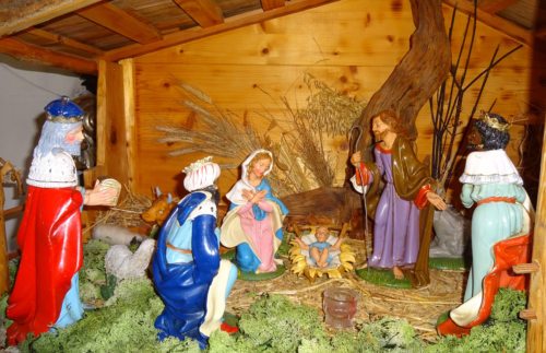 Weihnachtskrippe in der Pfarrkirche St. Paul an der Gail. (Foto: Angela Moritsch).