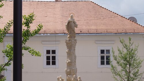 Erst seit kurzem steht diese Mariensäule wieder vor dem ehemaligen Seminar.<br />
Foto: P. Emmanuel-Maria Fitz OFM Erst seit kurzem steht diese Mariensäule wieder vor dem ehemaligen Seminar.<br />
Foto: P. Emmanuel-Maria Fitz OFM