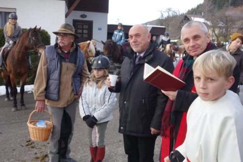 Pferdesegnung in Umberg, Stefanitag, 26.12.2017 (© Foto: Edith Strauss)