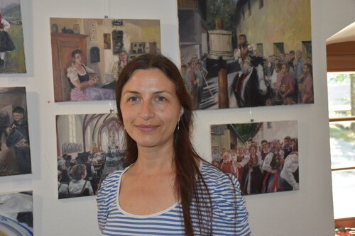 Razstava Podobe Zile bo na ogled do 15. septembra (foto: L. Praster /Nedelja)
