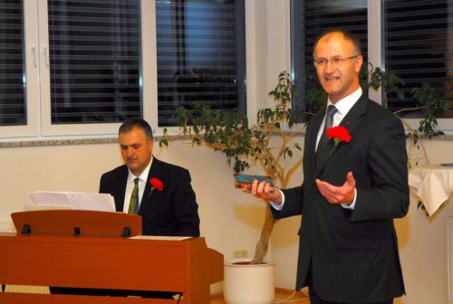 V melodiji in besedi: Andrej Feinig in Janko Krištof (© Foto: Reichmann H.)