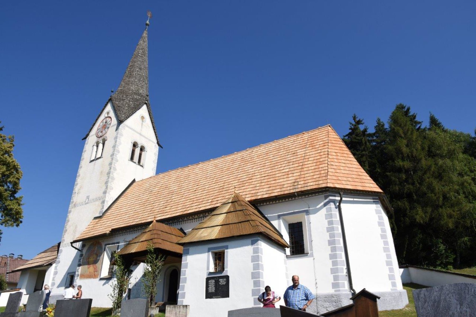 Neueindeckung und Kirchtag in St. Margareten