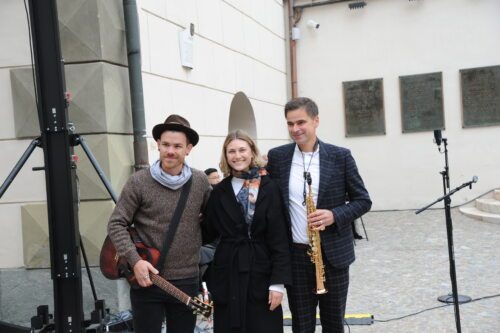 Mathias Ortner, Verena Gotthardt in Edgar Unterkircher (Nedelja)