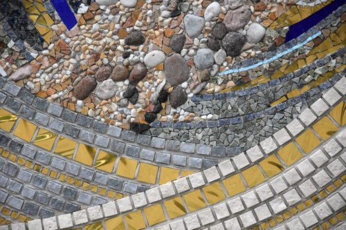 Detajl iz mozaika v Št. Petru na Vašinjah (foto: Rihter) 
