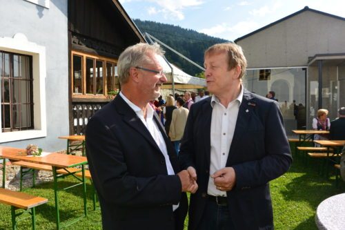 Pfarrer Ernst Windbichler und Dr. Kurt Karpf (© Foto: Andrea Ebner) Pfarrer Ernst Windbichler und Dr. Kurt Karpf (© Foto: Andrea Ebner)