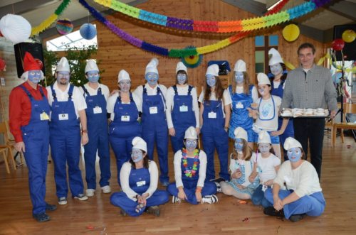 Das Schlumpfteam von St. Theresia (© Foto: Markus Gruber)