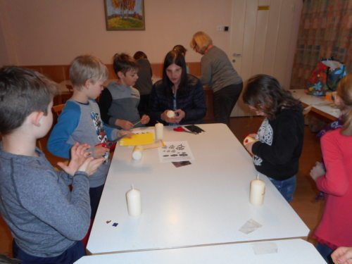 Die fertige Kerze (© Foto: Elmar Augustin)