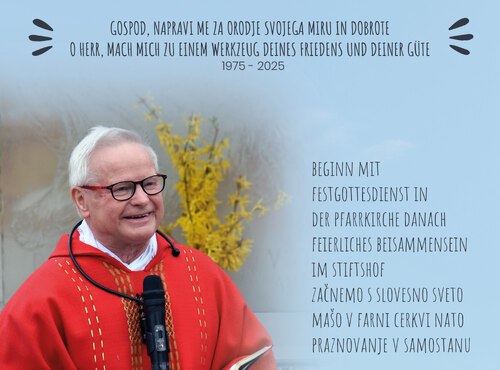 Priesterjubiläum (Foto: Pfarre Eberndorf/Dobrla vas)