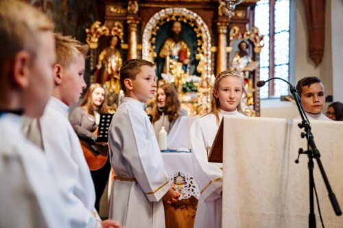 Die Erstkommunionkinder waren mit viel Engagement dabei. Foto: Andreas Schuller.