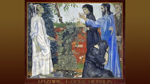 Fritz Mehnert “Lazare, komm heraus“ (Foto: Fritz Mehnert, Public domain, via Wikimedia Commons) Fritz Mehnert “Lazare, komm heraus“ (Foto: Fritz Mehnert, Public domain, via Wikimedia Commons)