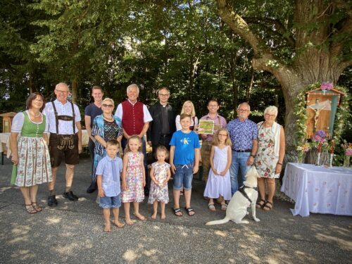 Segnung des Andrejkreuzes • Blagoslov Andrejevega križa, 16.08.2020 (Foto: Eva Maria Logar vlg. Stern)