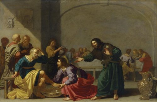 Die Fußwaschung, Maler:Jan van Bijlert: geb. 1597, gest. 1671 in Utrecht, Niederlande (© Foto: https://www.google.at/search?q=fu%C3%9Fwaschung+gem%C3%A4lde&client=firefox-b&dcr=0&tbm=isch&source=iu&ictx=1&fir=l-mmnE3ZEXRs2M) Die Fußwaschung, Maler:Jan van Bijlert: geb. 1597, gest. 1671 in Utrecht, Niederlande (© Foto: https://www.google.at/search?q=fu%C3%9Fwaschung+gem%C3%A4lde&client=firefox-b&dcr=0&tbm=isch&source=iu&ictx=1&fir=l-mmnE3ZEXRs2M)