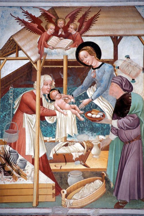 Geburt Christi, Gerlamoos, Thomas von Villach, ca. 1465 (© Foto: Prof. Heinz Ellersdorfer ) Geburt Christi, Gerlamoos, Thomas von Villach, ca. 1465 (© Foto: Prof. Heinz Ellersdorfer )