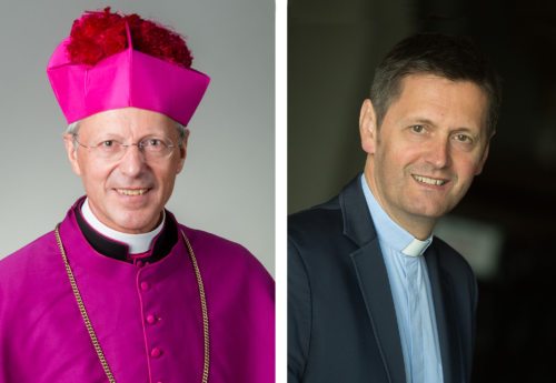 Generalvikar Guggenberger ist der neue Dompropst des Gurker Domkapitels, Bischofsvikar Allmaier wird neu ins Domkapitel aufgenommen. (© Foto: Pressestelle/Neumüller (l.); Stefan Schweiger ) Generalvikar Guggenberger ist der neue Dompropst des Gurker Domkapitels, Bischofsvikar Allmaier wird neu ins Domkapitel aufgenommen. (© Foto: Pressestelle/Neumüller (l.); Stefan Schweiger )