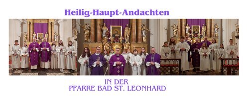 Heilig-Haupt-Andacht in Bad St. Leonhard 2024 (Pfarre)