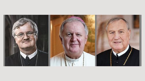 Bei den Heilig-Haupt-Andachten in den Kärntner Pfarren sind prominente Prediger wie Abt Hafner, em. Abt Schreier und em. Propst Fürnsinn (v. l.) zu Gast. Fotos: Leitner; Stift Wilten; Weinfranz Bei den Heilig-Haupt-Andachten in den Kärntner Pfarren sind prominente Prediger wie Abt Hafner, em. Abt Schreier und em. Propst Fürnsinn (v. l.) zu Gast. Fotos: Leitner; Stift Wilten; Weinfranz