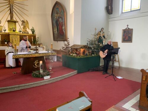 Christtag mit den Sänger Christian Gebhardt (JW).
