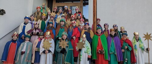 Unsere Sternsinger der diesjähringen Sammelaktion.