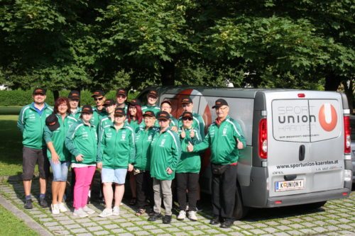 Die Teilnehmer/innen des DSG Team Grafenstein an den SO Sommeerspielen in Vöcklabruck (Auer/DSG Kärnten)