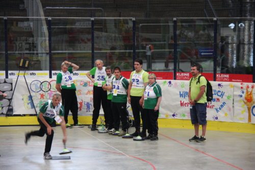 An den ersten Tagen stand der Ziel- Lattenbewerb auf dem Program (©Kollienz/DSG Kärnten)