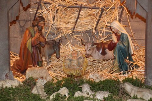 Weihnachtskrippe in der Pfarrkirche St. Stefan an der Gail. (© Pfarramt St. Stefan).