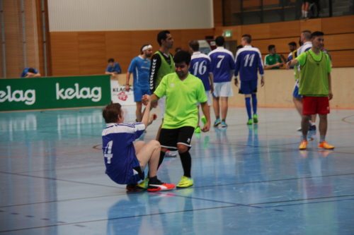 Fair-Play stand beim 14. Integrationsfußballturnier im Vordergrund (© Foto: DSG Kärnten/Auer)