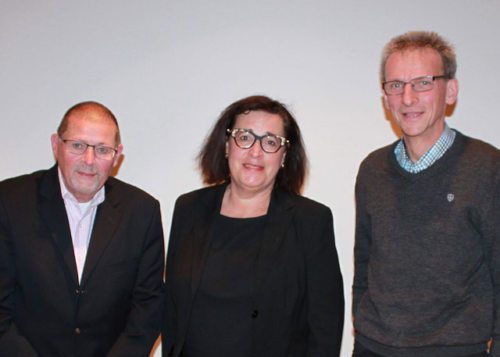 vlnr.: Dr. Sieghard Wilhelmer (ViDeo), Prim. Dr. Christa Rados, Dipl-Ing. Martin Sattlegger (KAV) (© Foto: ZS)