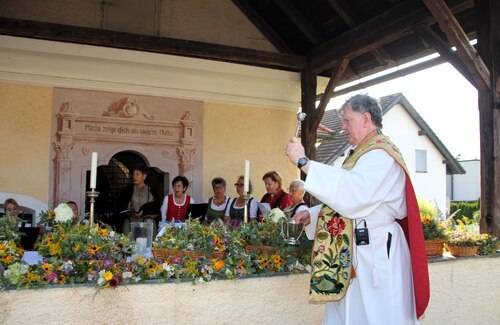 Segnung der Kräutersträuße (C) Manuela Warum