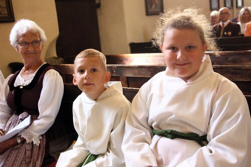 Frau Socher, Nikolaus und Leonie (C) Brigitte Weber