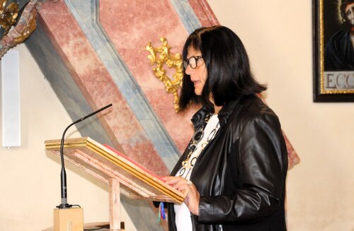 Lesung durch Frau PGR Rosina Pataky-Striedner (C) Brigitte Weber