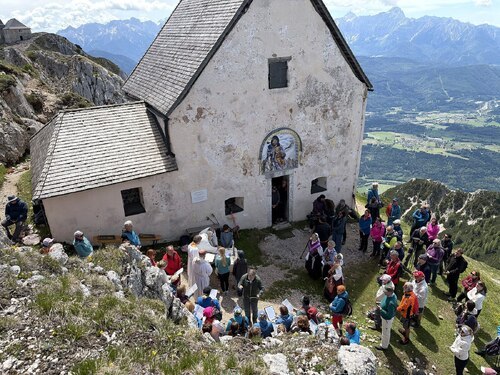 10. Jubiläum des grenzüberschreitenden Treffens auf dem Dobratsch (Praster)