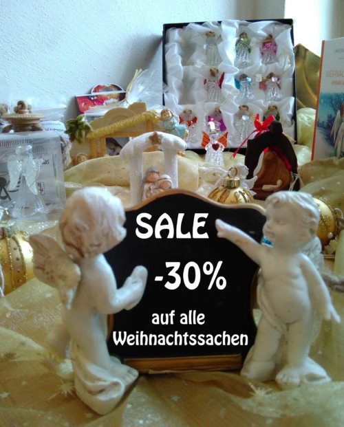 Weihnachtsschlussverkauf im Domladen