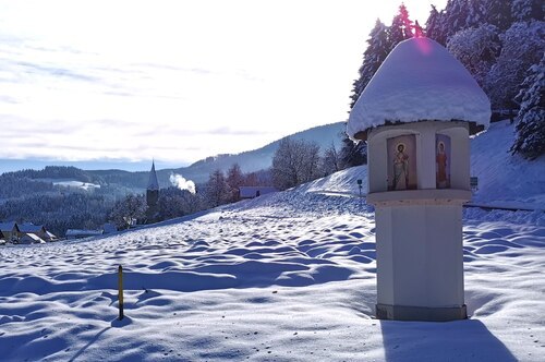 Winterimpressionen (Foto/slika: Pfarrarchiv Neuhaus- Suha)