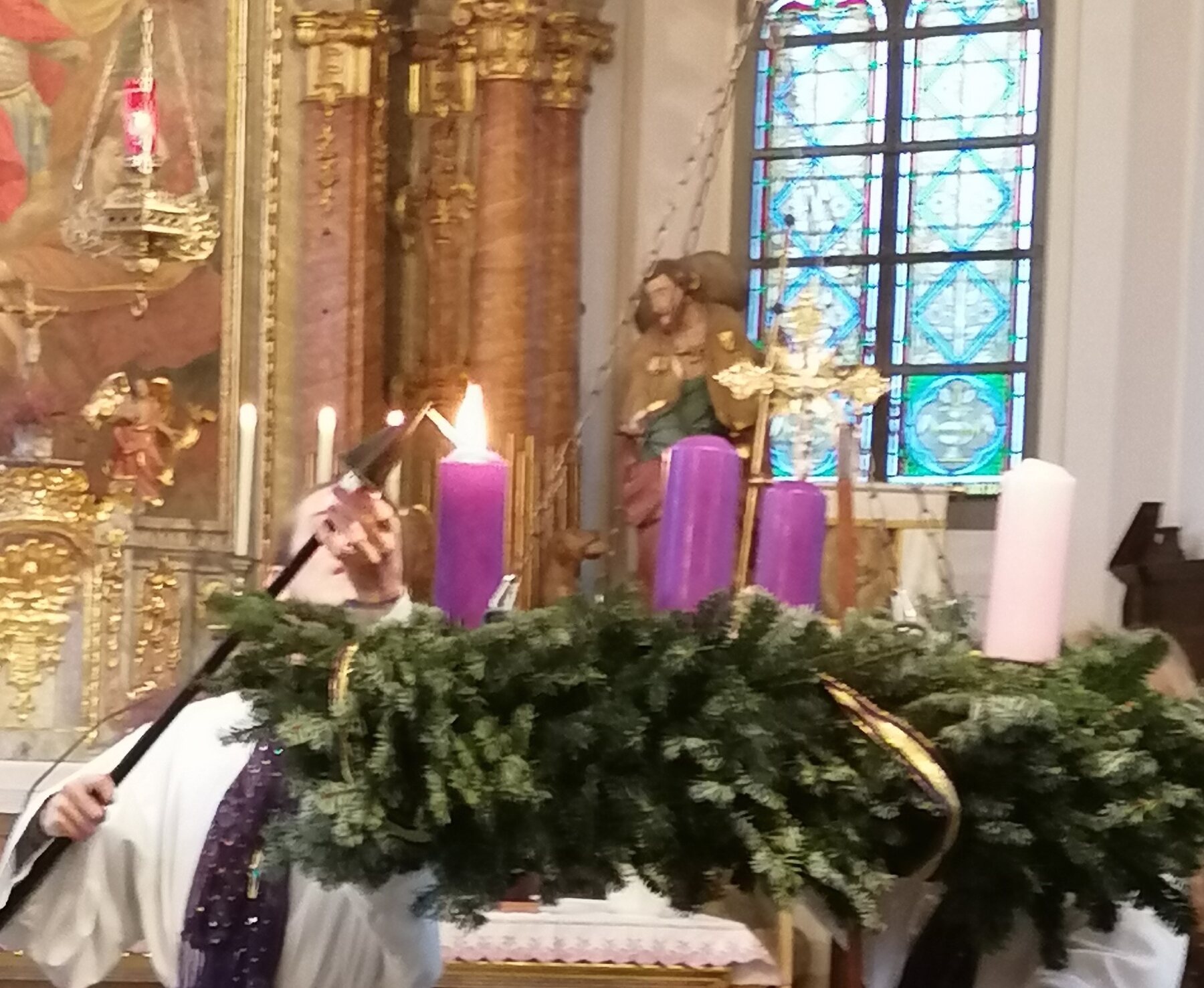 am ersten advent wenn die erste kerze brennt